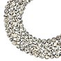Natural Dalmatian Jasper Beads Strands, Frosted, Round