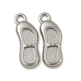 304 Stainless Steel Pendants, Ballet Shoes Charms