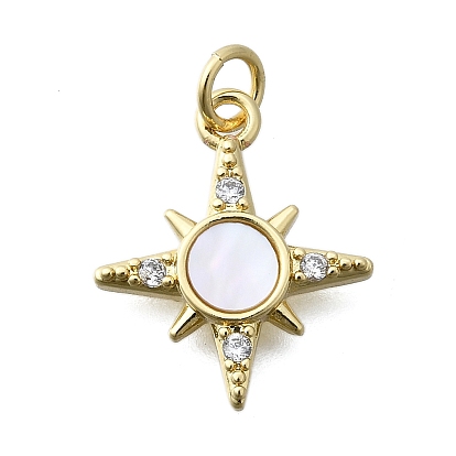 Латунный микропаве прозрачный кубический цирконий 8 подвески в виде звездочек, с оболочкой, без кадмия и без свинца, небесная звезда