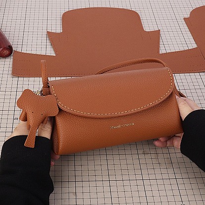 Набор сумок-кроссбоди в виде слона своими руками, включая материалы сумки из искусственной кожи, прямоугольные