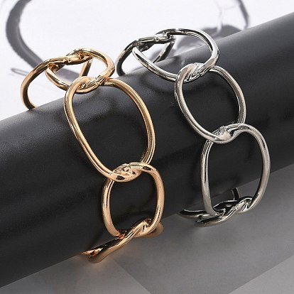 Электрофорезжелезные браслеты-манжеты для женщин, овальные