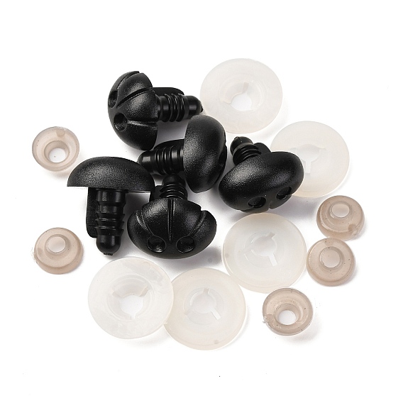 30шт. пластиковые носы для собак, принадлежности для изготовления кукол