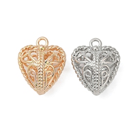 Латунные подвески, без кадмия, без никеля и без свинца, сердце
