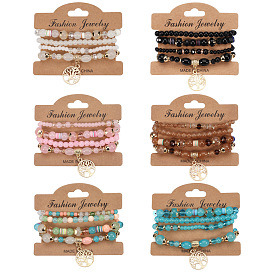 Colorful Glass Bead Bracelet for Women - Perfect Summer Vacation Accessory