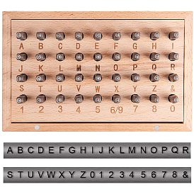 Siegelmarken, einschließlich Buchstabe a ~ z, Nummer 0~8 und kaufmännisches Und