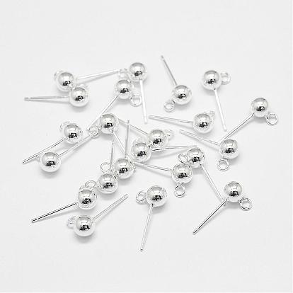 Sterling Silver Ear Stud Findings