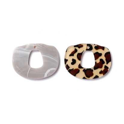 Acrylic Pendants, Oval