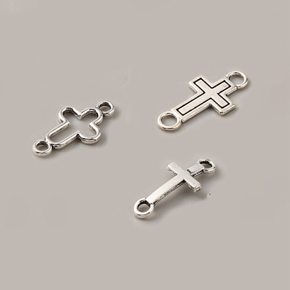 Dijes de conector de aleación de estilo tibetano, cruzar, religión