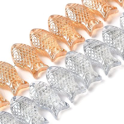 Гальванизируйте прозрачное стекло бисер нитей, гальваническое покрытие, рыба