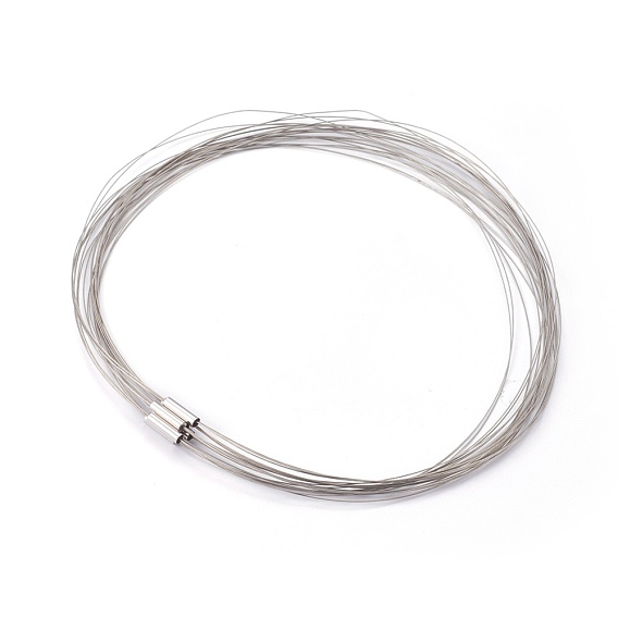 Tiger Tail Wire Necklace Making, with Magnetic Clasps
