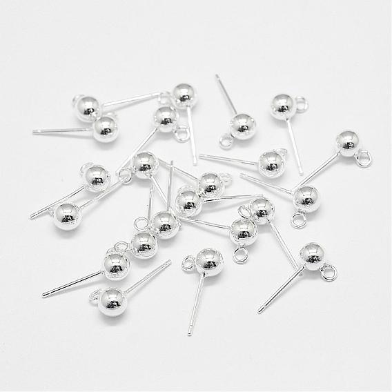Sterling Silver Ear Stud Findings