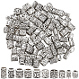 100Pcs 10 Styles Tibetan Style Zinc Alloy Beads, Column