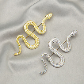 Retro Snake Brooch Pin for Men and Women's Suit Jacket Accessories