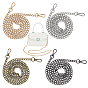 4Pcs 4 Colors Iron Twisted Chain Bag Chain Replacement