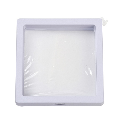 Пластиковый 3d плавающий держатель для дисплея, плавающая витрина с тонкой пленкой, квадратный