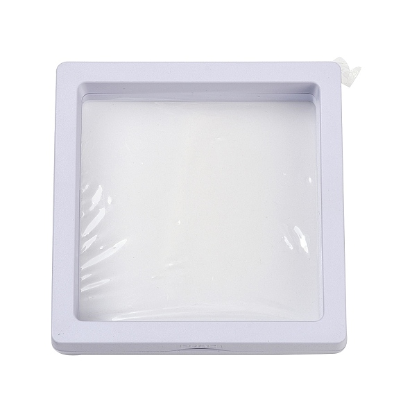 Пластиковый 3d плавающий держатель для дисплея, плавающая витрина с тонкой пленкой, квадратный