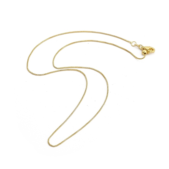 0.9мм регулируемые ползунки латунные цепочки-коробки для мужчин и женщин, долговечный