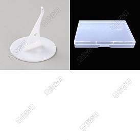 4 Stück Acryl-Actionfiguren-Displayhalter