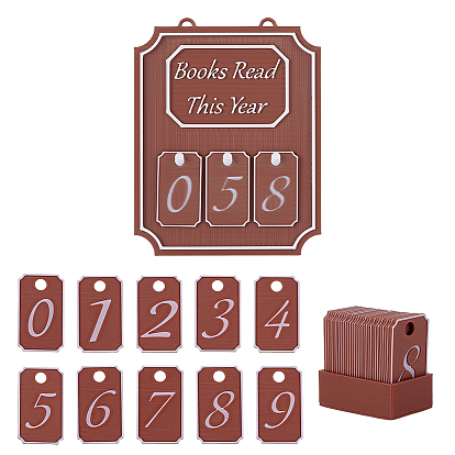 Пластиковые книги, прочитанные в этом году, книжная полка, прилавок, книжное украшение