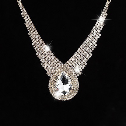 Vintage Long Necklace with Diamond-encrusted Sweater Chain for Autumn/Winter N005.