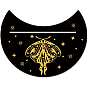 Star/Sun/Snake Pattern Wooden Tarot Card Stand Holder, Witchcraft Supplies, Rectangle/Moon Shape