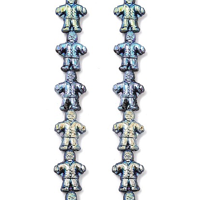 Чешские прессованные стеклянные бусины, человек