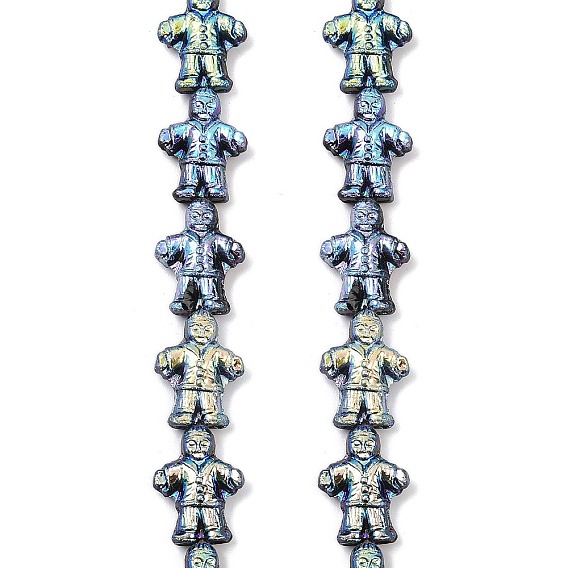 Чешские прессованные стеклянные бусины, человек