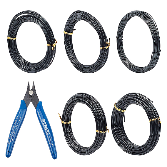 Aluminum Craft Wire, for Beading Jewelry Craft Making, with Side Cutting Nippers, for Precision Cutting Needs and 3D Printer