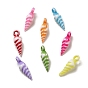 Opaque Acrylic Pendants, Craft Style, Conch