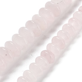 Природного розового кварца нитей бисера, блюдце бусины