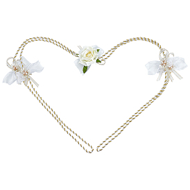 Полиэстеровая веревка-лассо для свадебных украшений, цветок