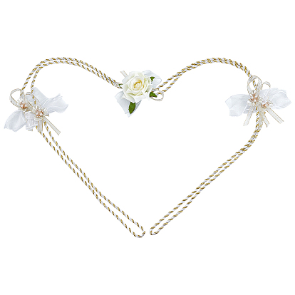 Полиэстеровая веревка-лассо для свадебных украшений, цветок