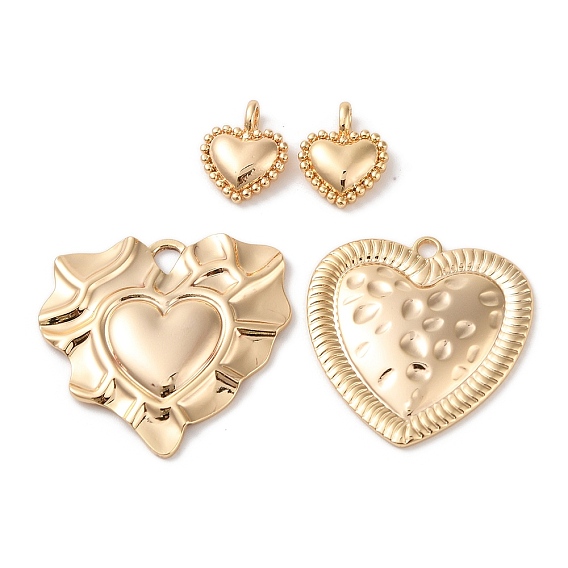 Подвески из прозрачных кубических цирконий с микропаве, без кадмия, без никеля и без свинца, сердце