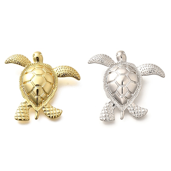 Латунные подвески, без кадмия и без свинца, прелести морской черепахи
