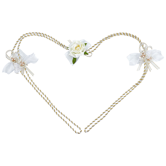 Полиэстеровая веревка-лассо для свадебных украшений, цветок