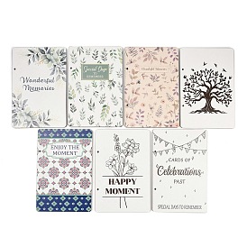 Printed Wooden 2-Ring Loose Leaf Binder Postcard Photo Album Cover