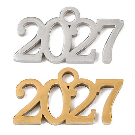 201 подвески из нержавеющей стали, число 2027 прелести