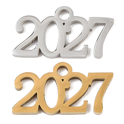 201 подвески из нержавеющей стали, число 2027 прелести