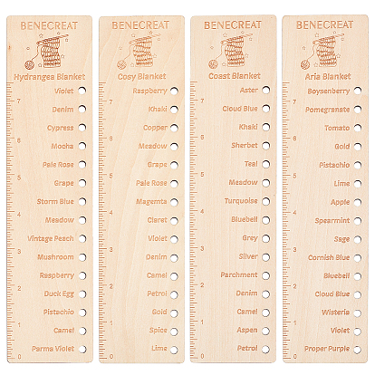 Деревянное температурное одеяло многоразовое цветовая схема, прямоугольные