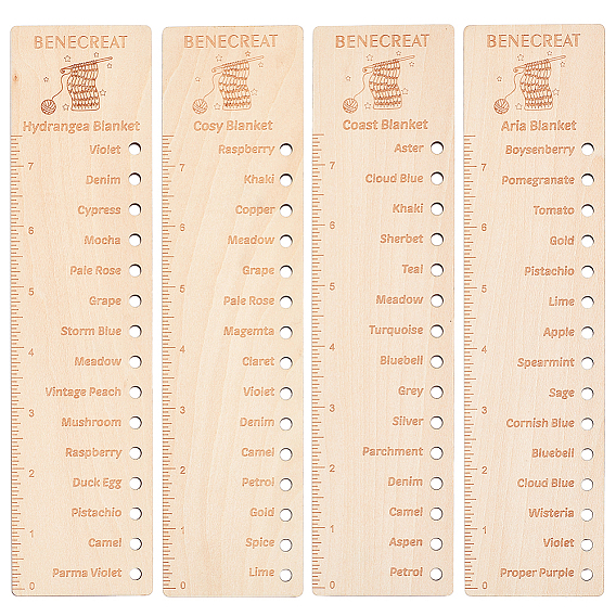 Деревянное температурное одеяло многоразовое цветовая схема, прямоугольные