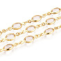 Латунные овальные звенья цепи, со стеклом, пайки, с катушкой, долговечный, золотые