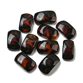 Natural Agate Dyed Beads, 2-Hole, Arch Beads