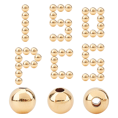 Латунные бусины, долговечный, круглые