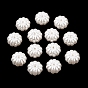 ABS Plastic Imitation Pearl Beads, Flower
