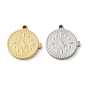 304 Stainless Steel Pendants,  Clock Charm