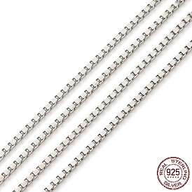925 Kastenketten aus Sterlingsilber