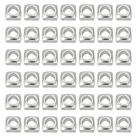 2g 925 бусины-разделители из стерлингового серебра, квадратный