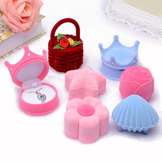 Velvet Rings Box, Jewelry Box