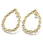 Brass Micro Pave Cubic Zirconia Stud Earrings, with Earring Backs, Nickel Free, Teardrop, Real 16K Gold Plated