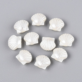 Абс пластиковые жемчужные бисера, формы раковины